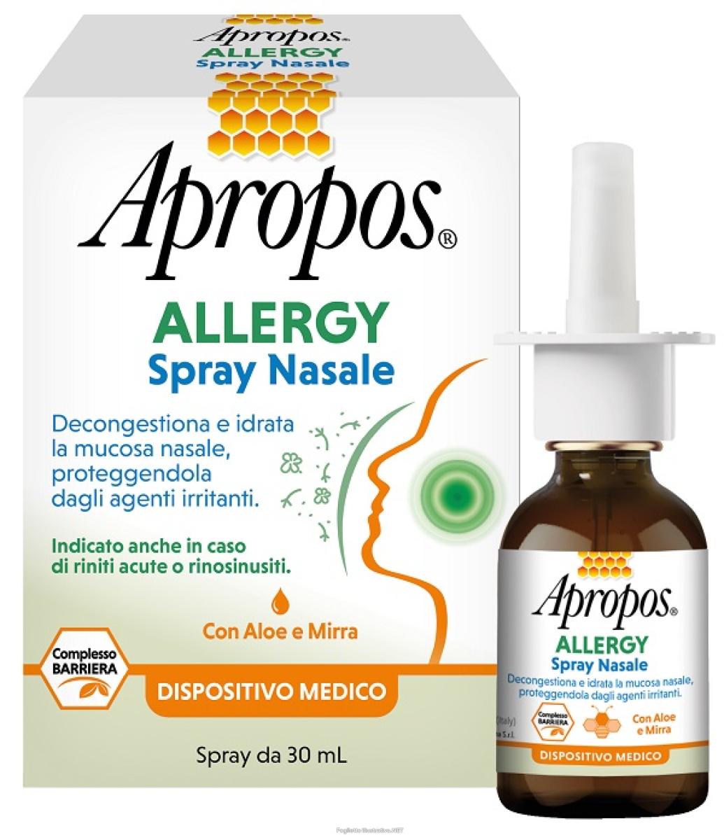 Cerca Offerte di apropos allergy spray nasale - soluzione lenitiva e mucolitica per le allergie, 30 ml e acquista online