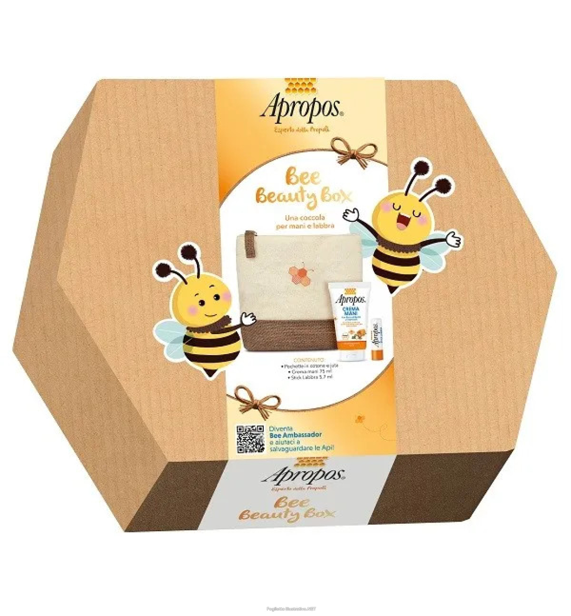 Cerca Offerte di apropos bee beauty box con crema mani idratante 75 ml + stick labbra 5,7 ml e acquista online