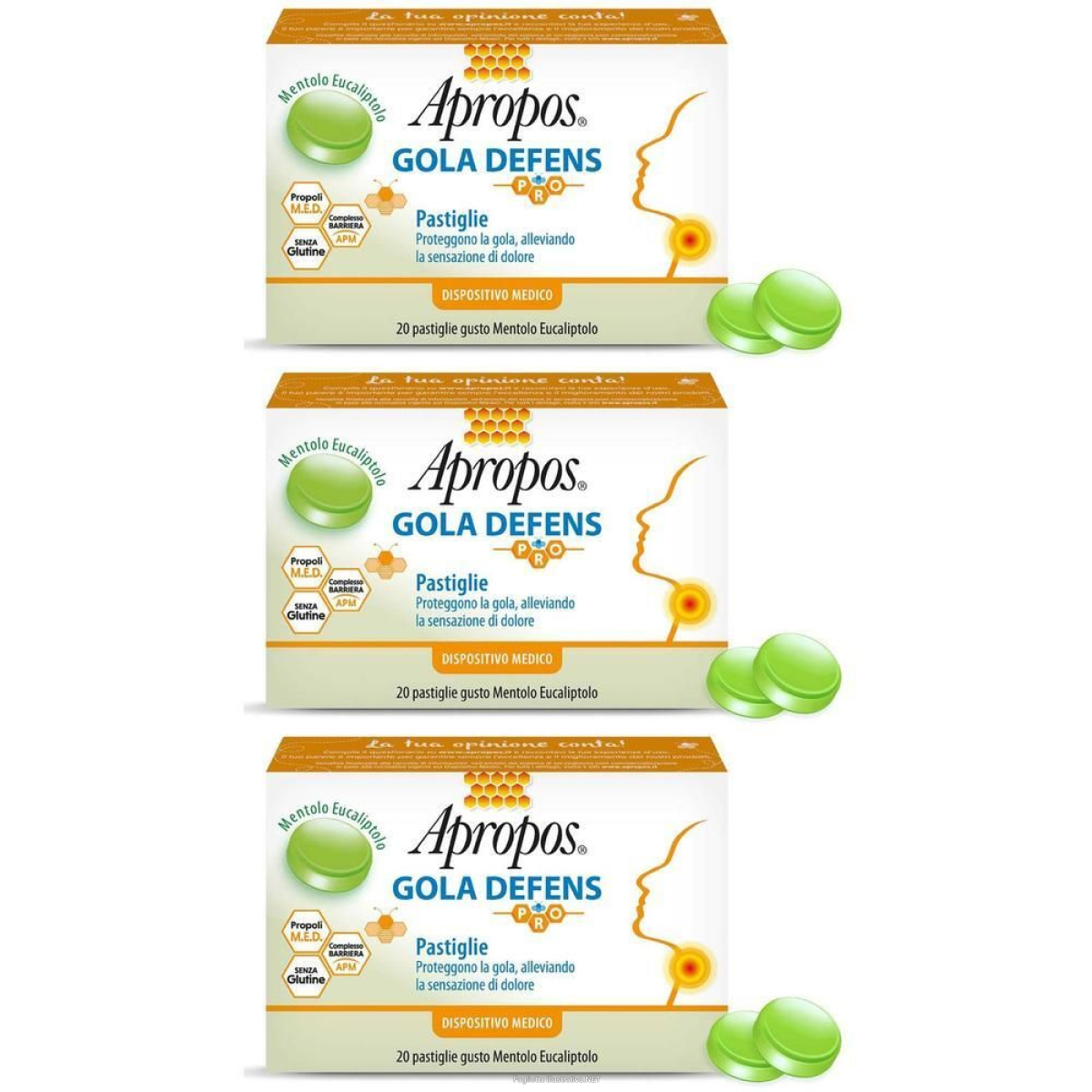 Cerca Offerte di apropos gola defens pro mentolo eucaliptolo 3x20x2,5 g pastiglie e acquista online
