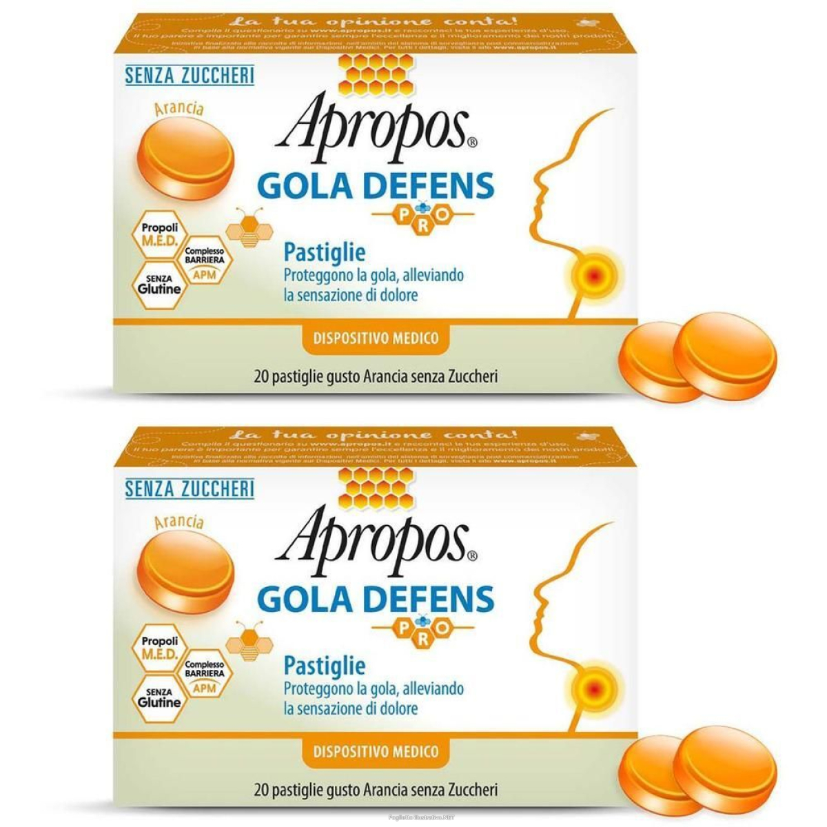 Cerca Offerte di apropos gola defens pro pastiglie gusto arancia 2x20x2,5 g e acquista online