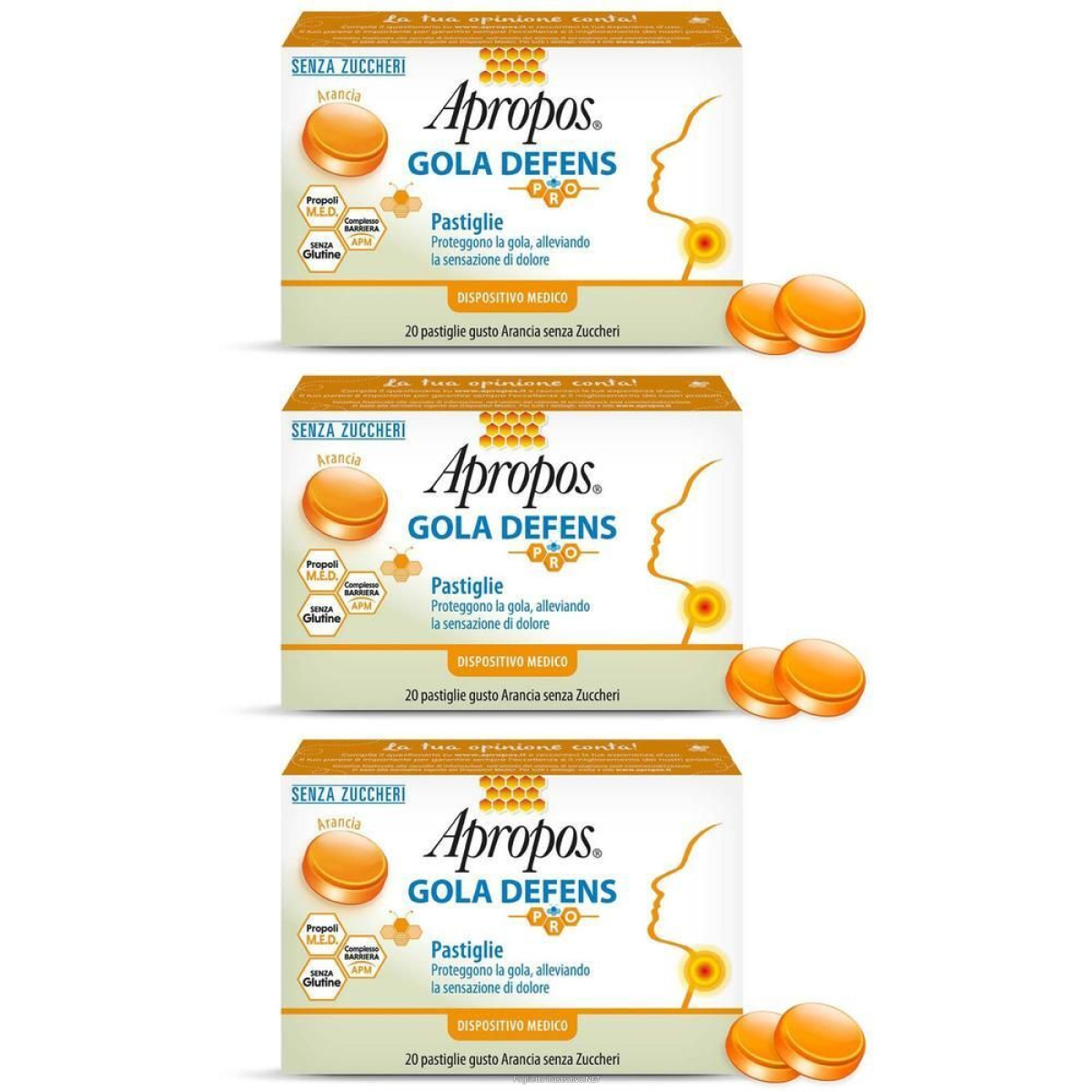 Cerca Offerte di apropos gola defens pro pastiglie gusto arancia 3x20x2,5 g e acquista online