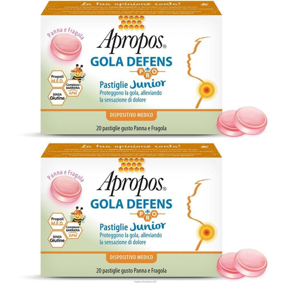 Cerca Offerte di apropos gola defens pro pastiglie junior panna e fragola 2x20x2 g past e acquista online
