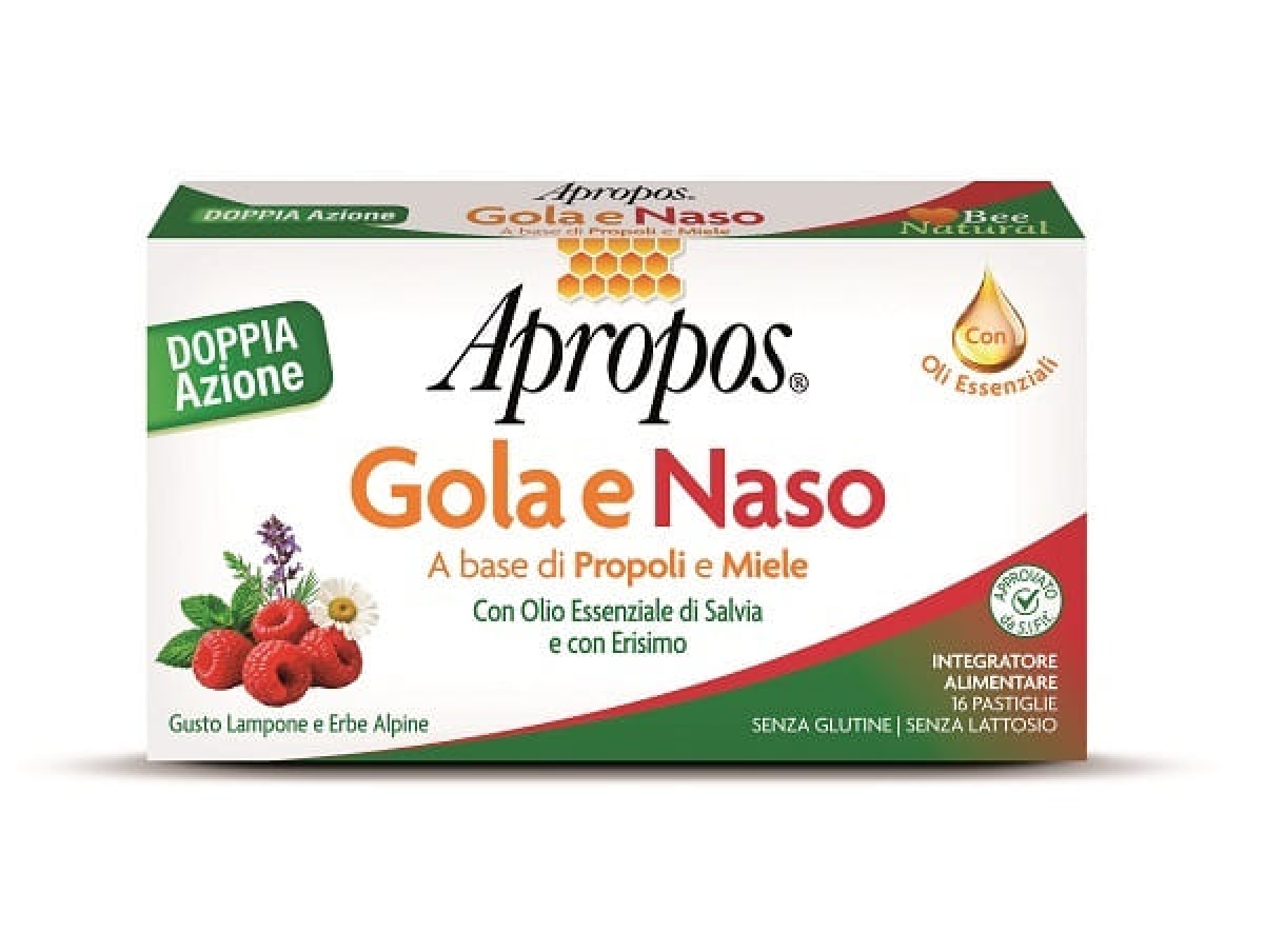 Cerca Offerte di Apropos gola e naso integratore doppia azione con oli essenziali gusto lampone e erbe alpine 16 pastiglie e acquista online