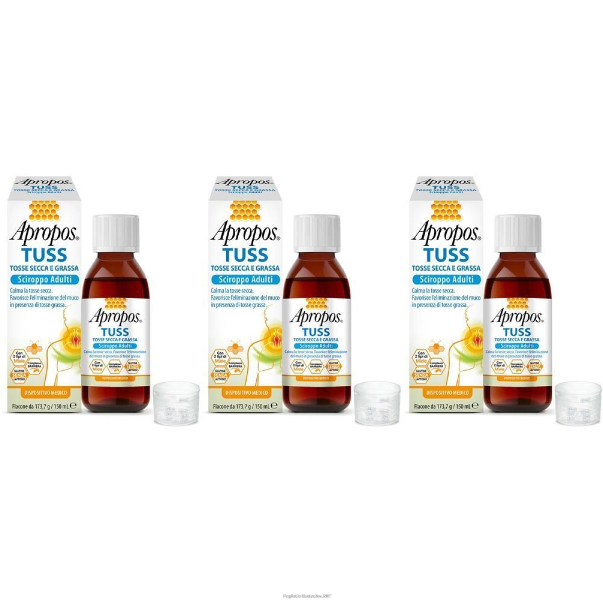 Cerca Offerte di apropos tuss tosse secca e grassa adulti - sciroppo 3x150 ml sciroppo e acquista online