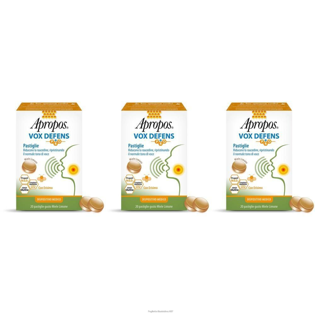 Cerca Offerte di apropos vox defens pro miele limone 20 pastiglie 3x20x2,5 g e acquista online
