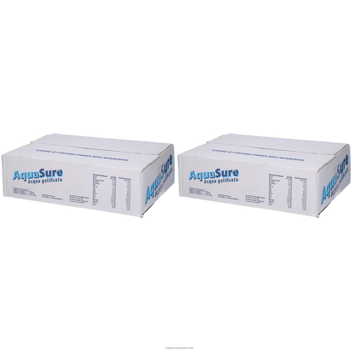 Cerca Offerte di aquasure acqua gelificata arancia set da 2 2x24x125 g gel orale e acquista online