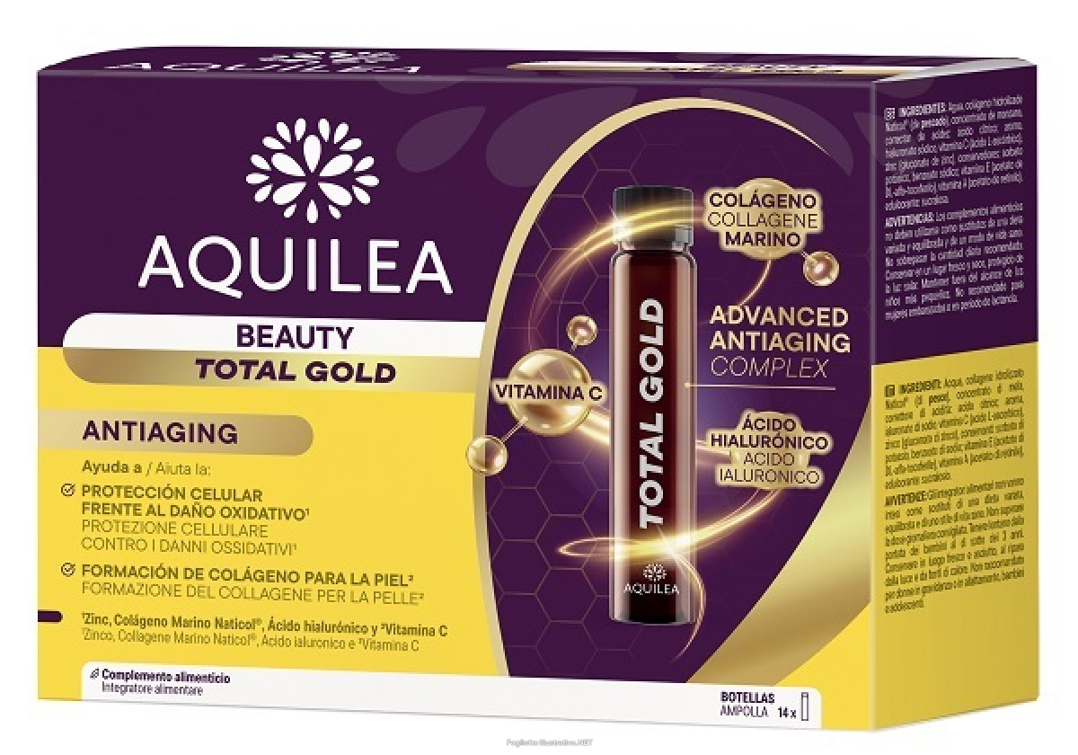 Cerca Offerte di aquilea beauty total gold 14 ampolle senza glutine senza lattosio e acquista online