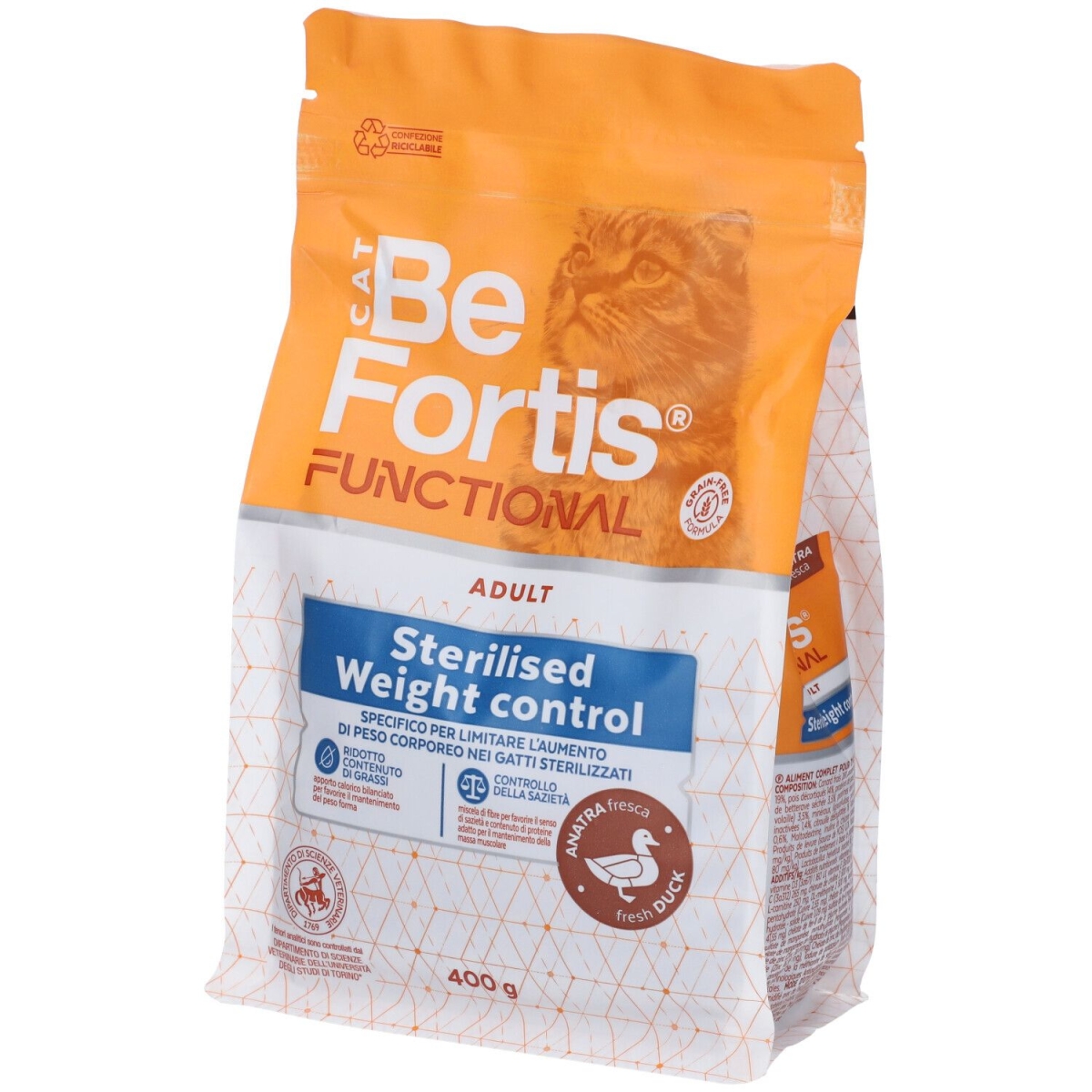 Cerca Offerte di Arcaplanet petz health befortis cat adult sterilised weight control 400 g e acquista online