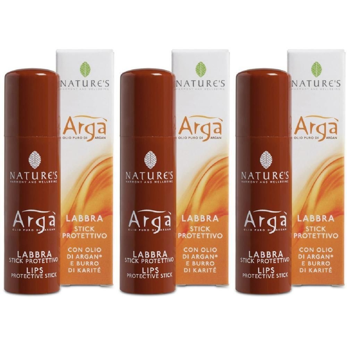 Cerca Offerte di Arga' stick labbra 5,7 ml nature's 3x5,7 ml rossetto e acquista online