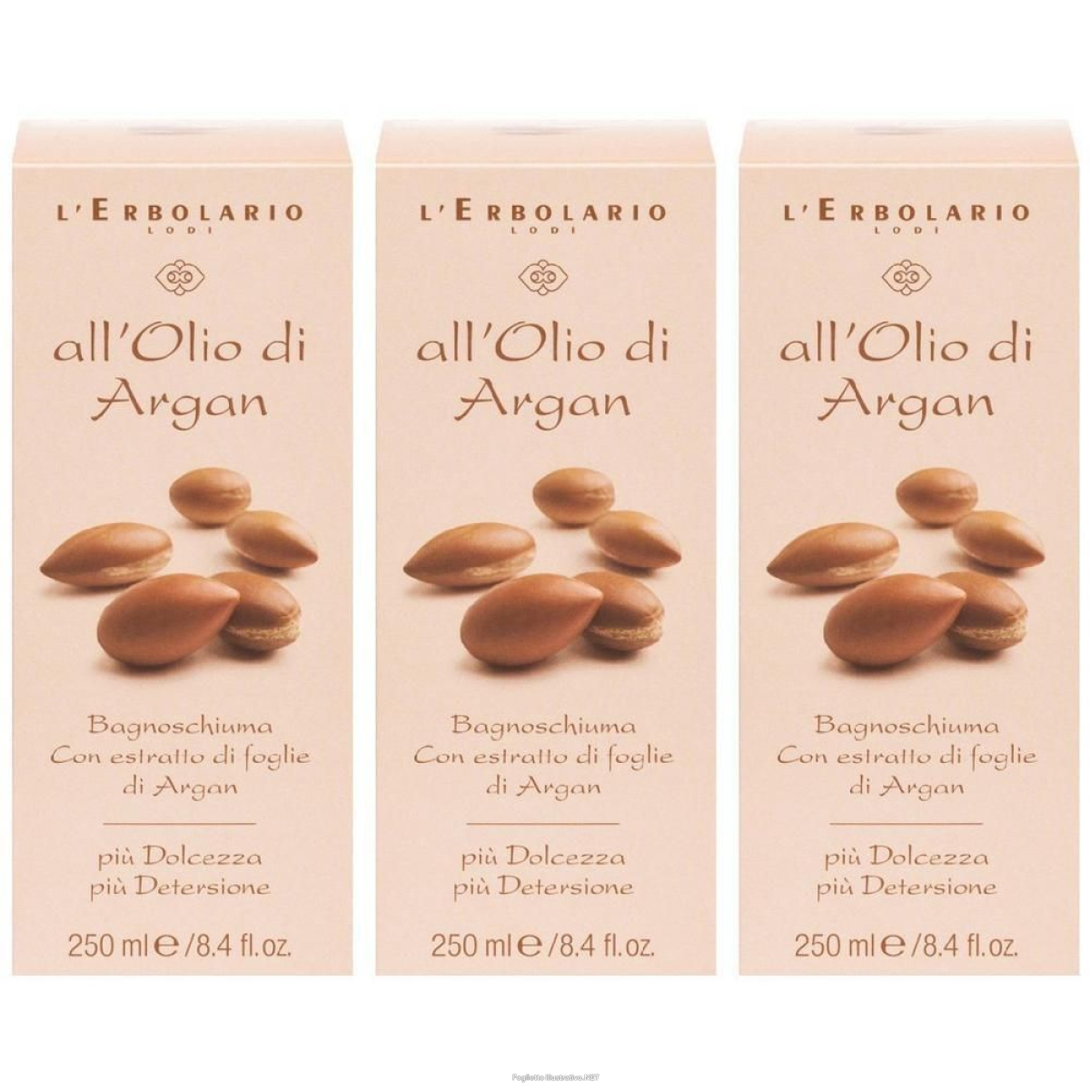 Cerca Offerte di argan bagnoschiuma 250 ml 3x250 ml schiuma da bagno e acquista online