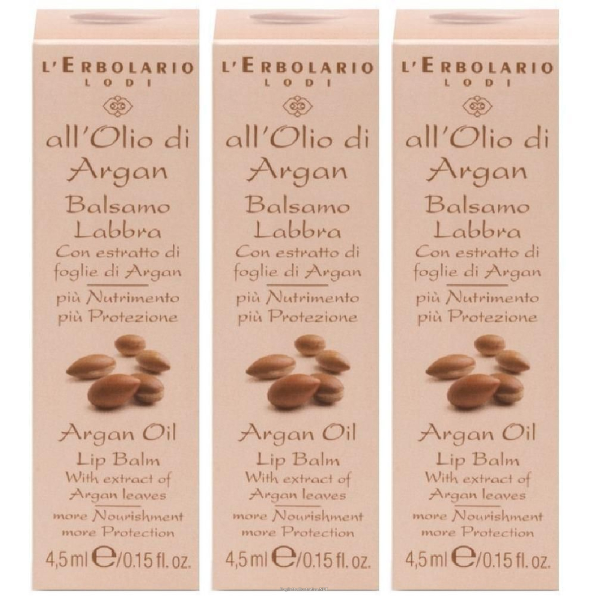 Cerca Offerte di Argan Balsamo Labbra 4,5 ml 3x4,5 ml Protezione per le Labbra e acquista online