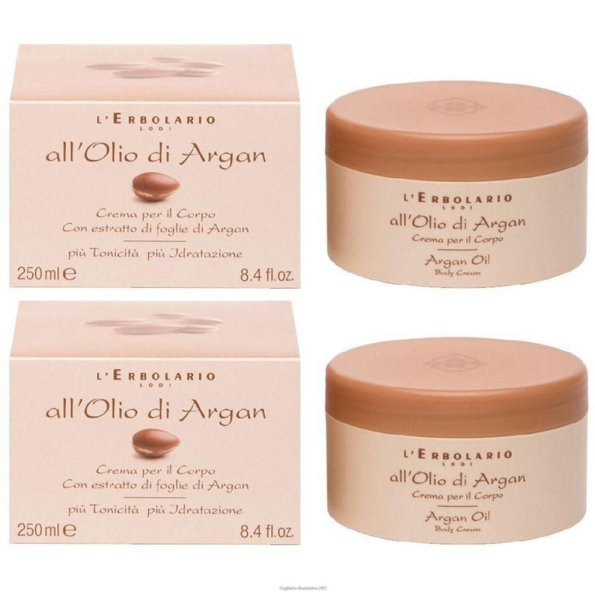 Cerca Offerte di argan crema corpo 250 ml 2x250 ml e acquista online