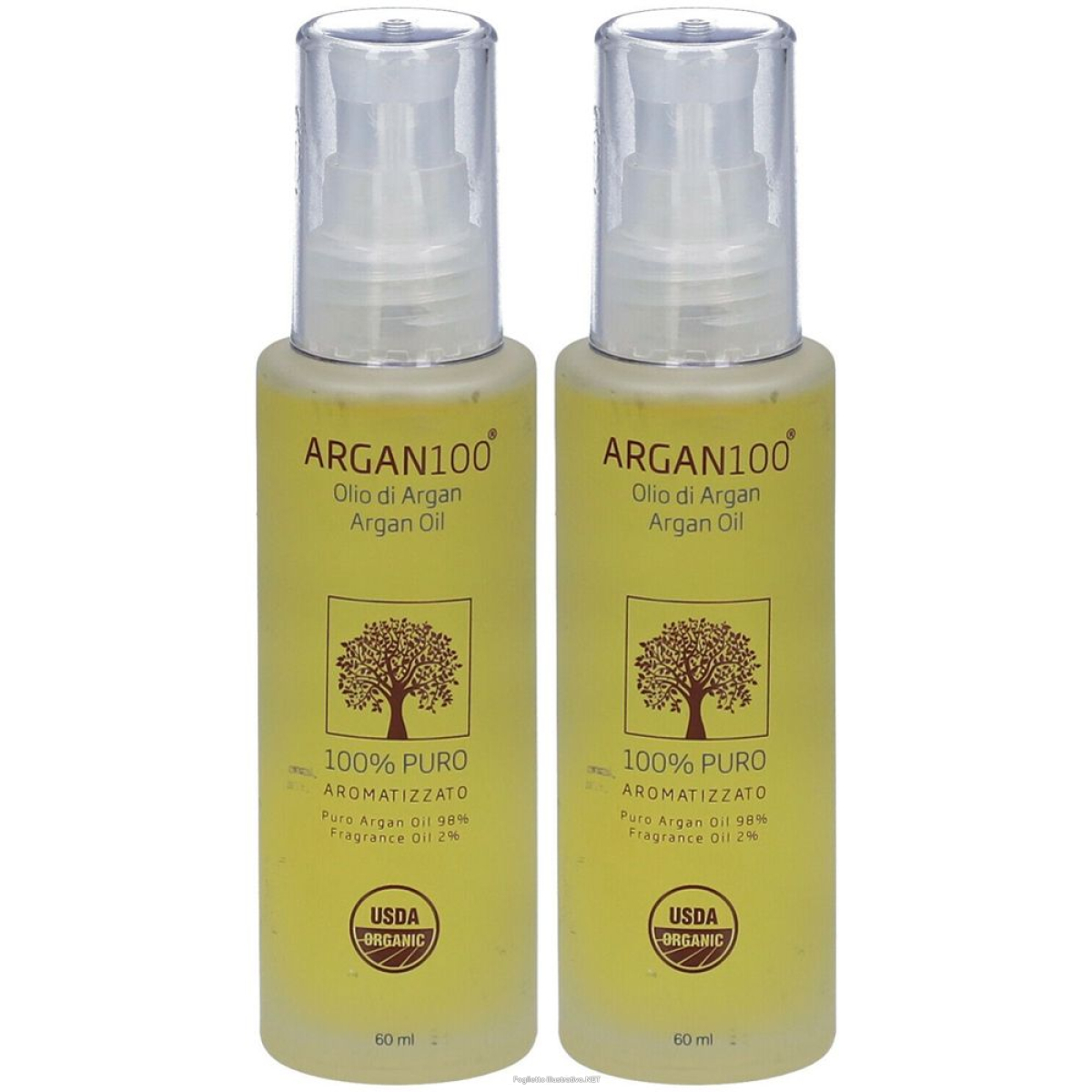 Cerca Offerte di argan100™ set da 2 2x60 ml olio e acquista online