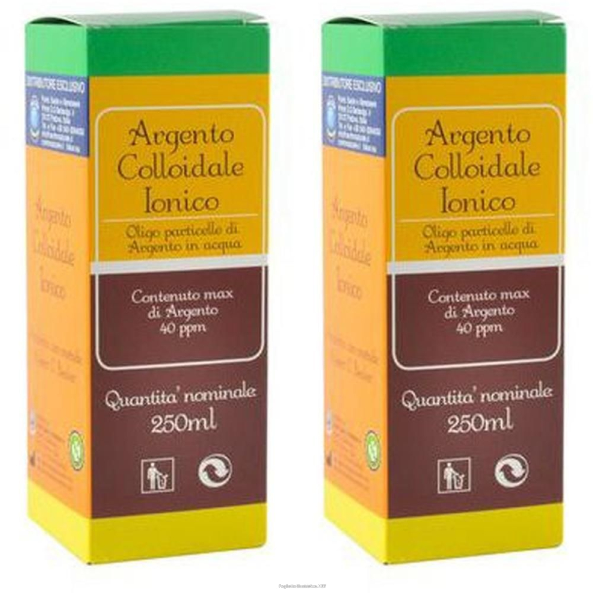 Cerca Offerte di argento colloidale ionico 40ppm certificato 250 ml 2x250 ml soluzione e acquista online