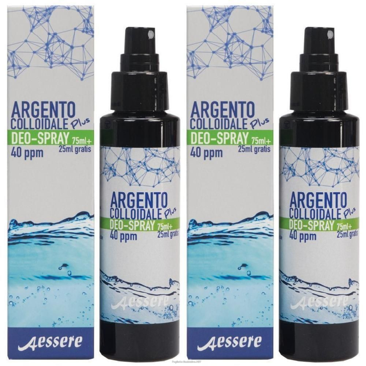 Cerca Offerte di argento colloidale plus deodorante spray 75 ml + 25 2x100 ml deodor e acquista online