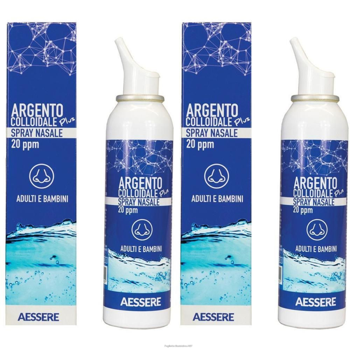 Cerca Offerte di argento colloidale plus nasale spray 20 ppm 100 ml 2x100 ml e acquista online