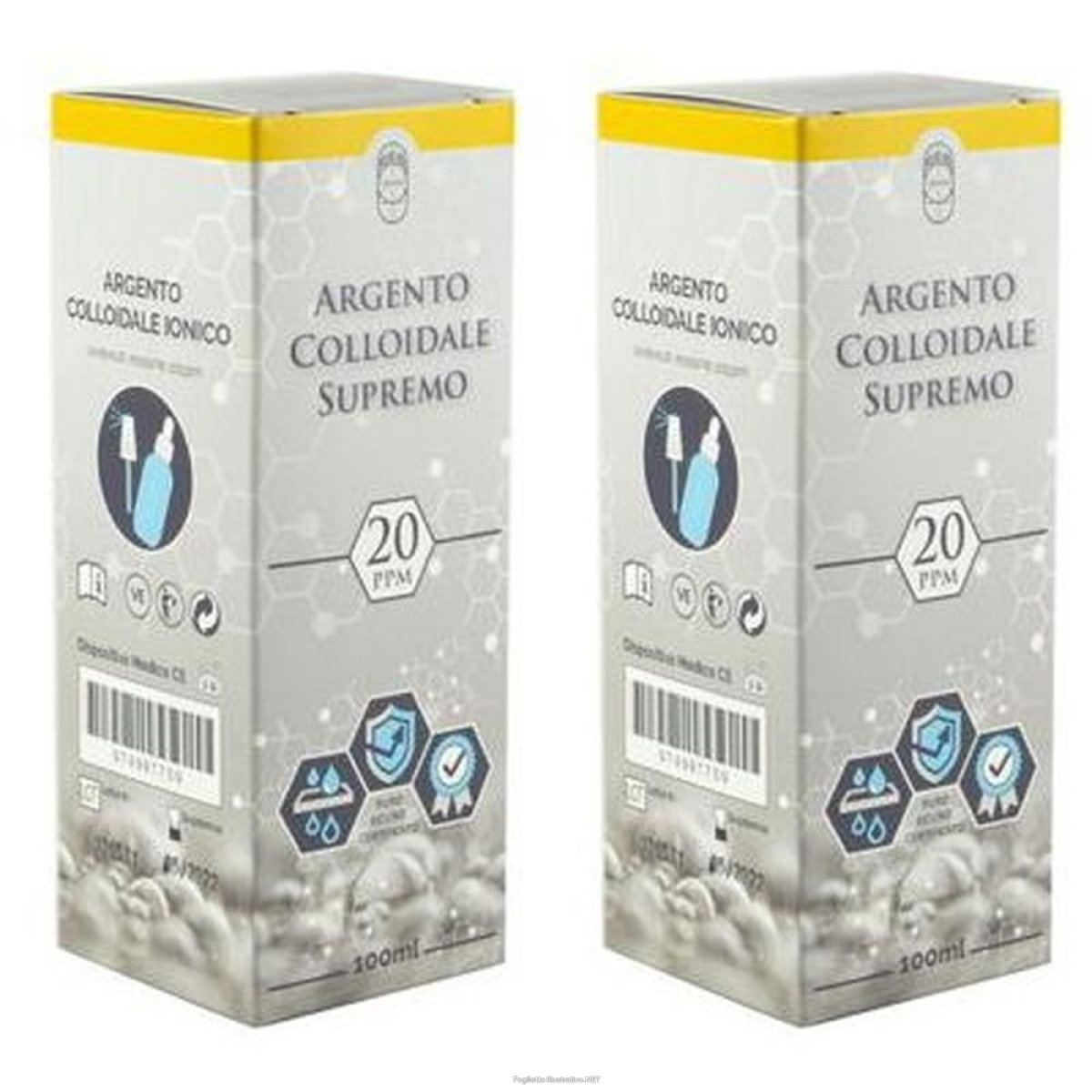 Cerca Offerte di argento colloidale supremo 20ppm 100 ml spray + contagocce 2x100 ml so e acquista online