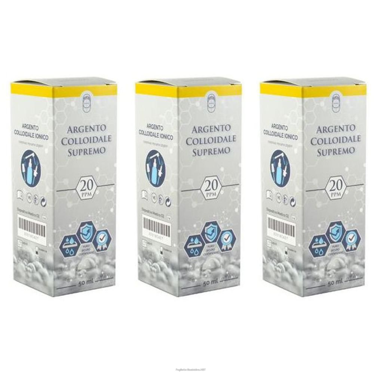Cerca Offerte di argento colloidale supremo 20ppm certificato spray con contagocce + er e acquista online
