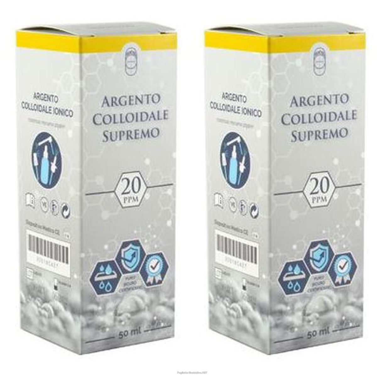 Cerca Offerte di argento colloidale supremo 20ppm certificato spray con contagocce + er e acquista online