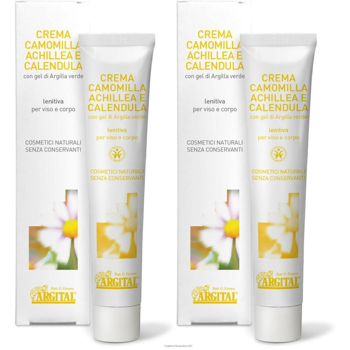 Cerca Offerte di argital crema alla camomilla achillea e calendula 2x50 ml e acquista online