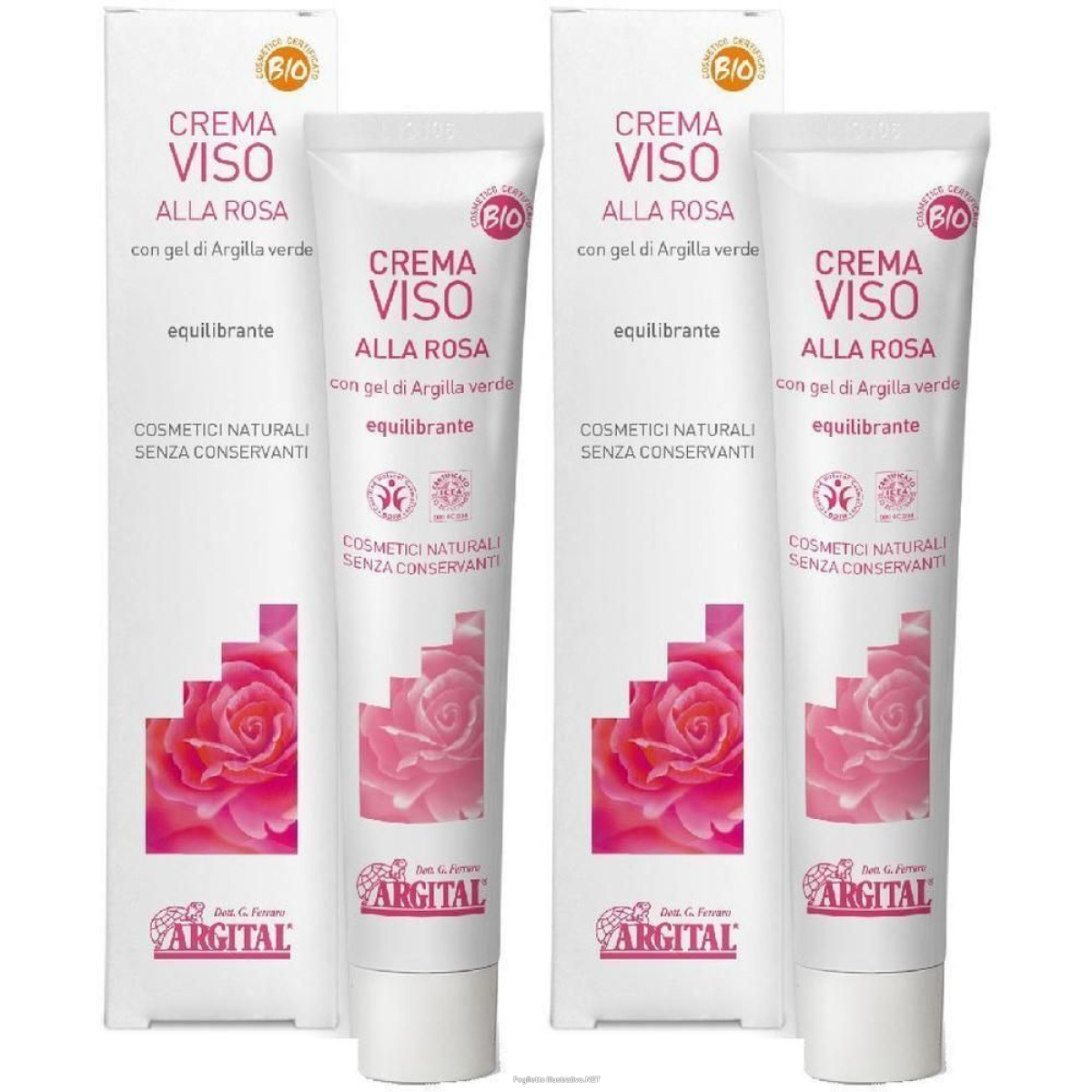 Cerca Offerte di argital crema viso alla rosa 2x50 ml e acquista online