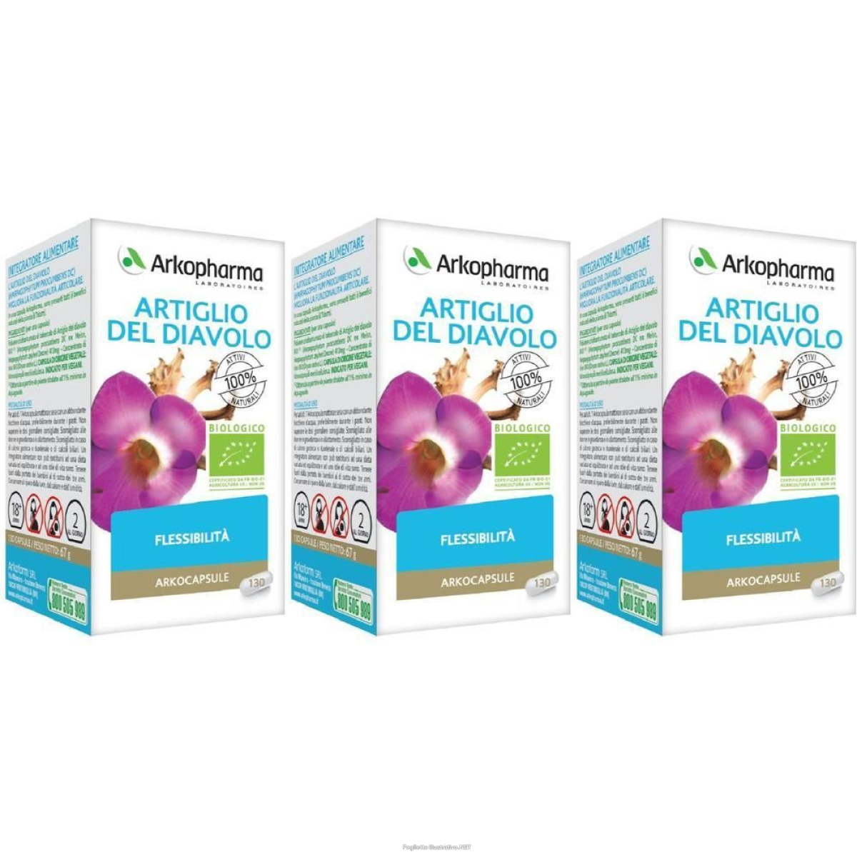 Cerca Offerte di arkocapsule® artiglio del diavolo bio 3x67 g capsule e acquista online