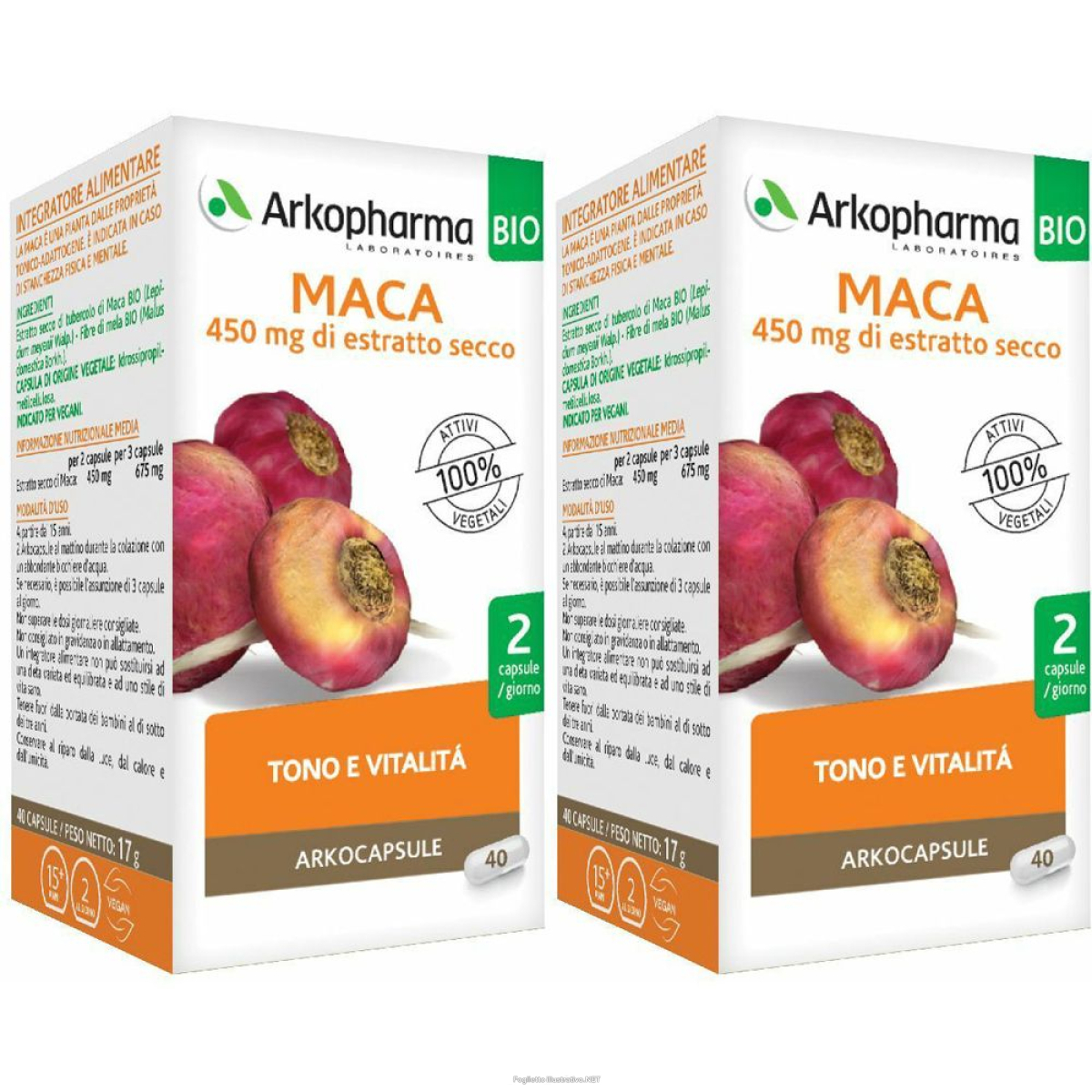 Cerca Offerte di arkocapsule® maca set da 2 2x17 g capsule e acquista online