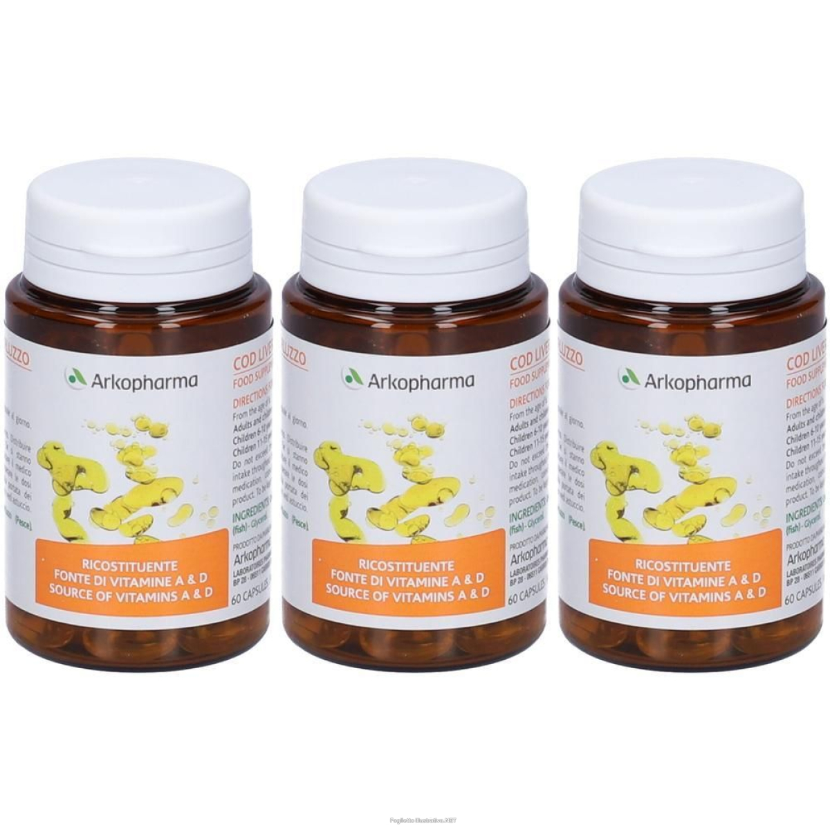 Cerca Offerte di arkocapsule olio di fegato merluzzo 3x33 g perle e acquista online