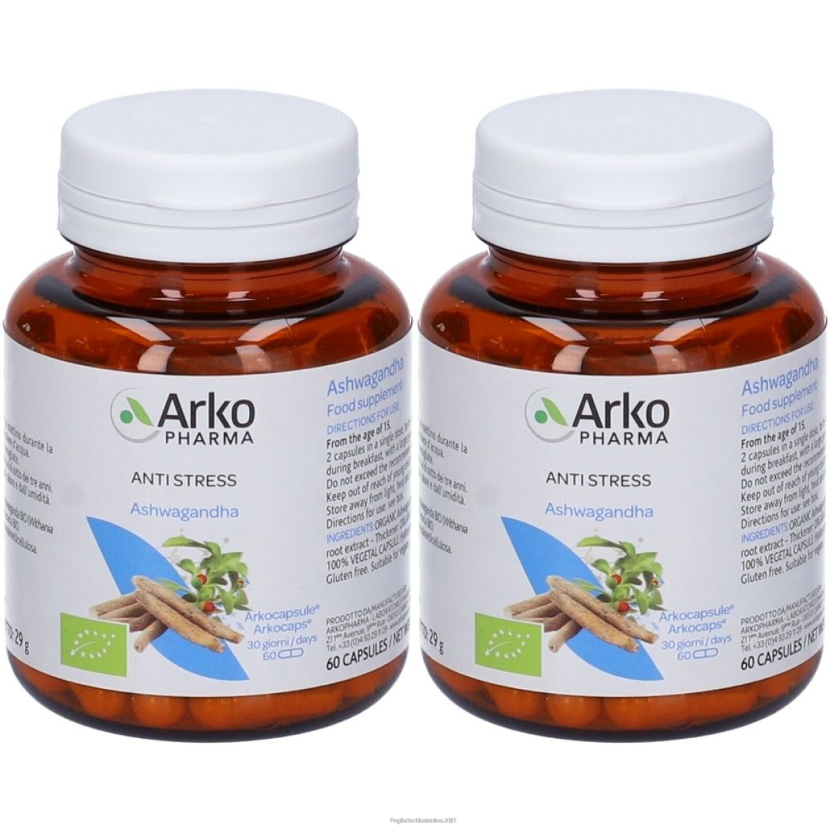 Cerca Offerte di arkocps ashwagandha bio set da 2 2x29 g capsule e acquista online