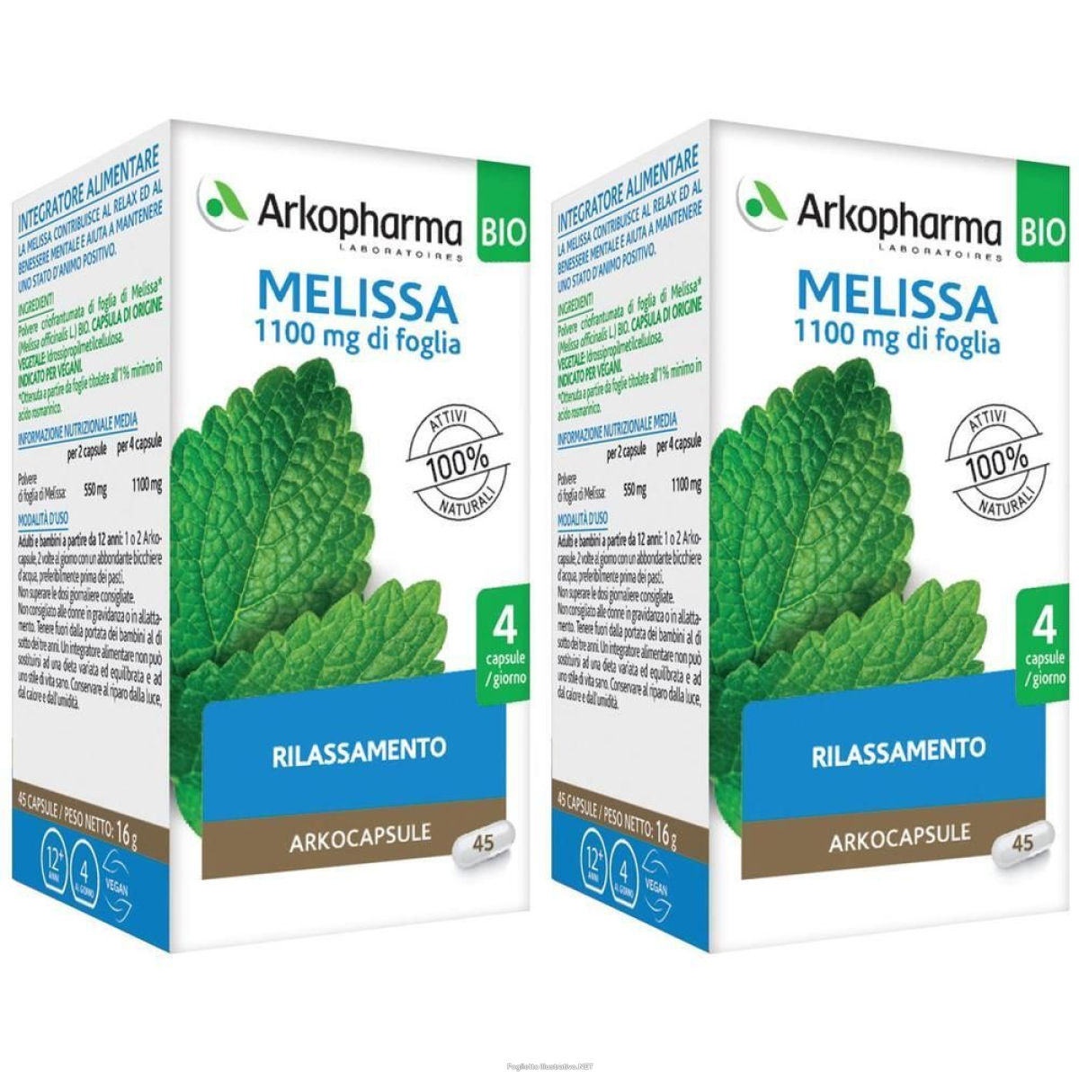 Cerca Offerte di arkocps melissa bio 2x16 g capsule e acquista online