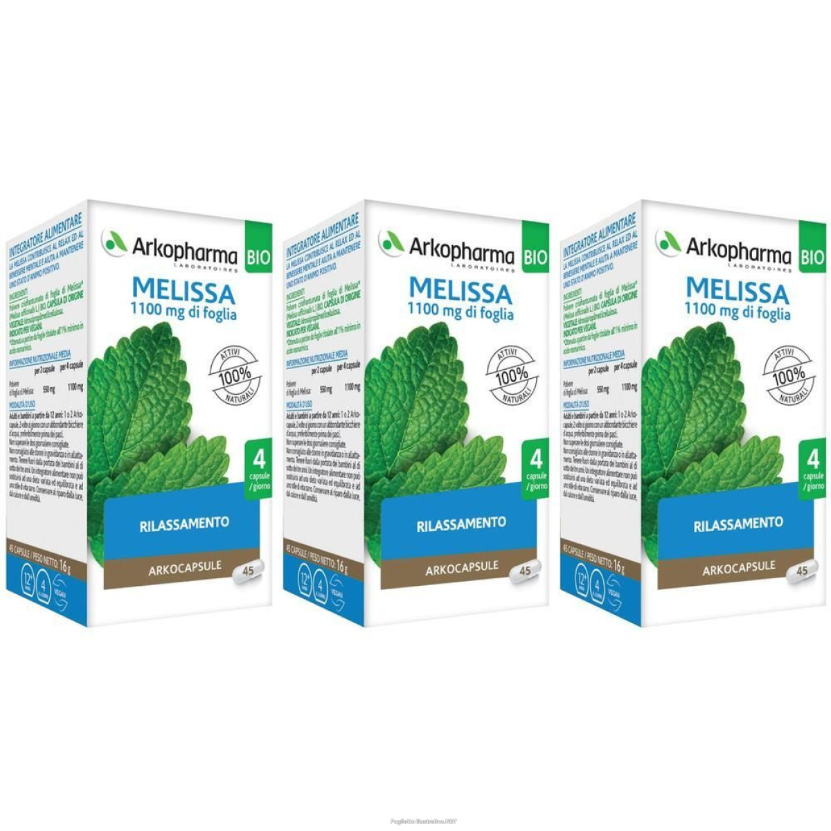 Cerca Offerte di arkocps melissa bio 3x16 g capsule e acquista online