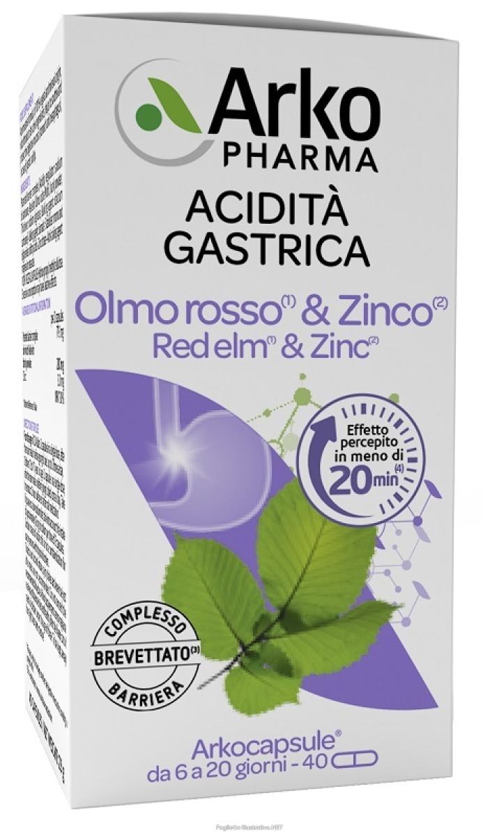 Cerca Offerte di arkocps olmo rosso & zinco 40 capsule e acquista online