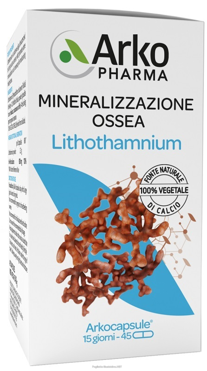 Cerca Offerte di arkofarm arkocapsule lithothamnium - integratore di calcio, mineralizzazione ossea, 45 capsule e acquista online