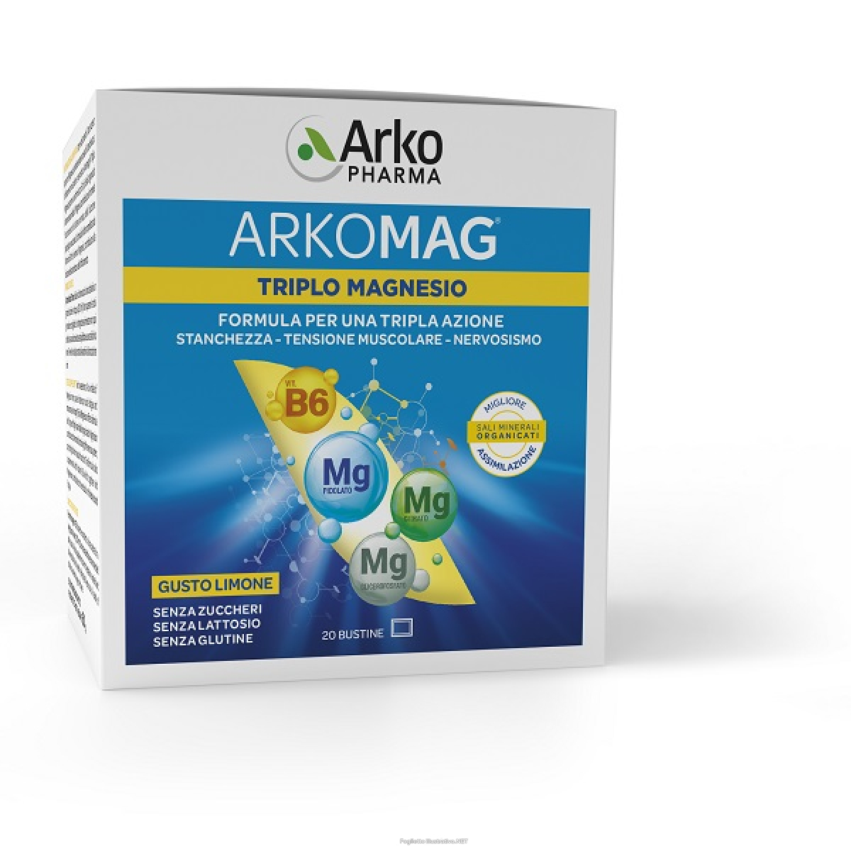 Cerca Offerte di arkomag triplo magnesio 20 bustine e acquista online