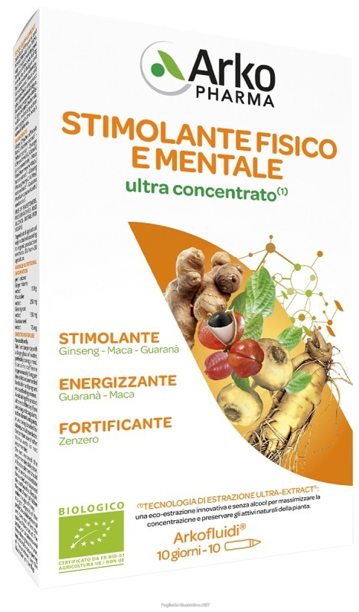 Cerca Offerte di arkopharma arkofluidi stimolante fisico e mentale - integratore bio con ginseng e maca, 10 fiale e acquista online