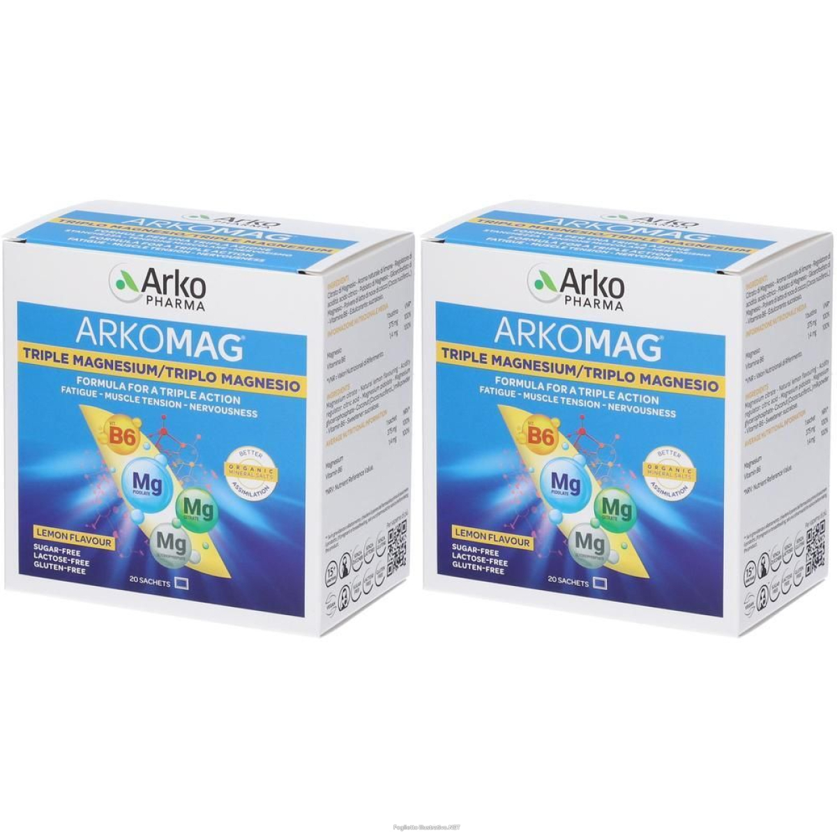Cerca Offerte di arkopharma arkomag triplo magnesio bustine 2x60 g polvere per soluzion e acquista online