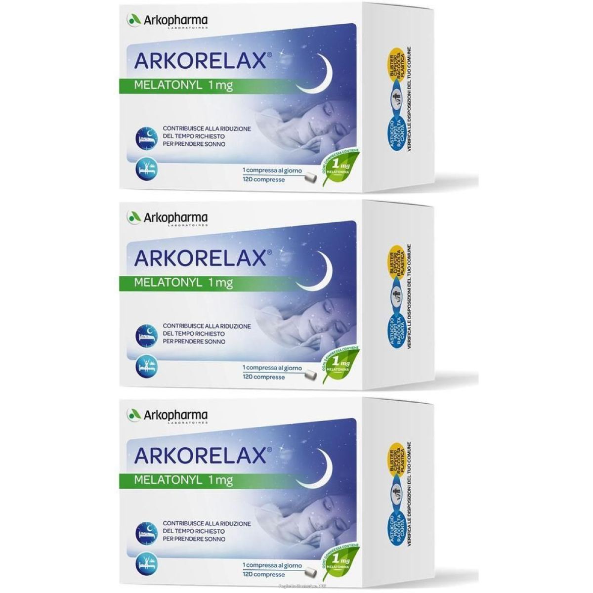 Cerca Offerte di arkopharma arkorelax melatonyl integratore alimentare compresse 3x10 g e acquista online