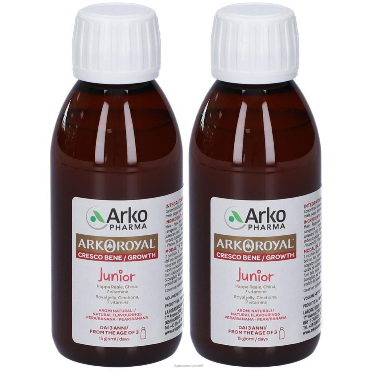 Cerca Offerte di arkopharma arkoroyal® cresco bene junior gusto pera e banana 2x150 ml e acquista online