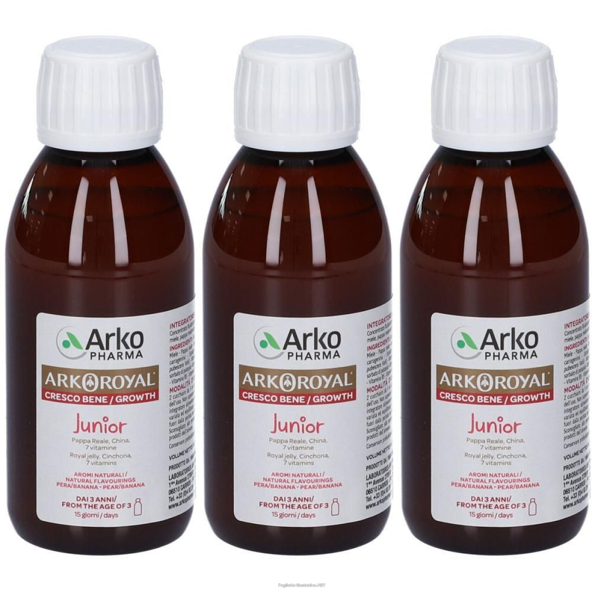 Cerca Offerte di arkopharma arkoroyal® cresco bene junior gusto pera e banana 3x150 ml e acquista online