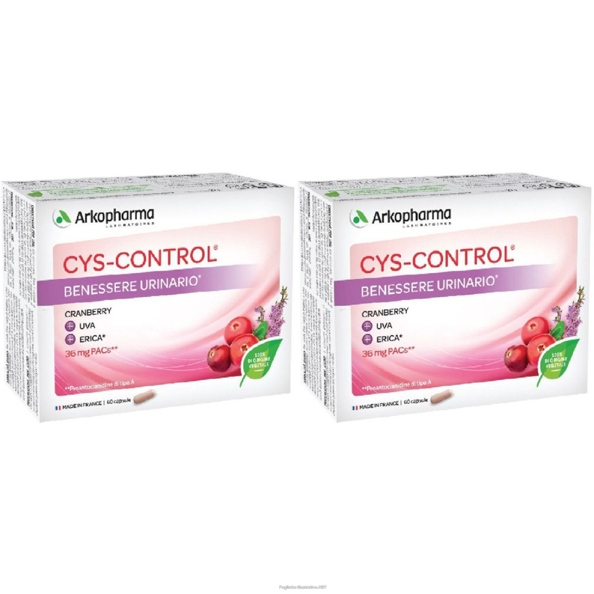Cerca Offerte di arkopharma cys-control® set da 2 2x60 pz capsule e acquista online