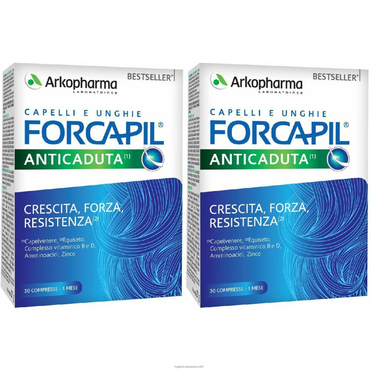 Cerca Offerte di arkopharma forcapil® anticaduta set da 2 2x27 g compresse e acquista online
