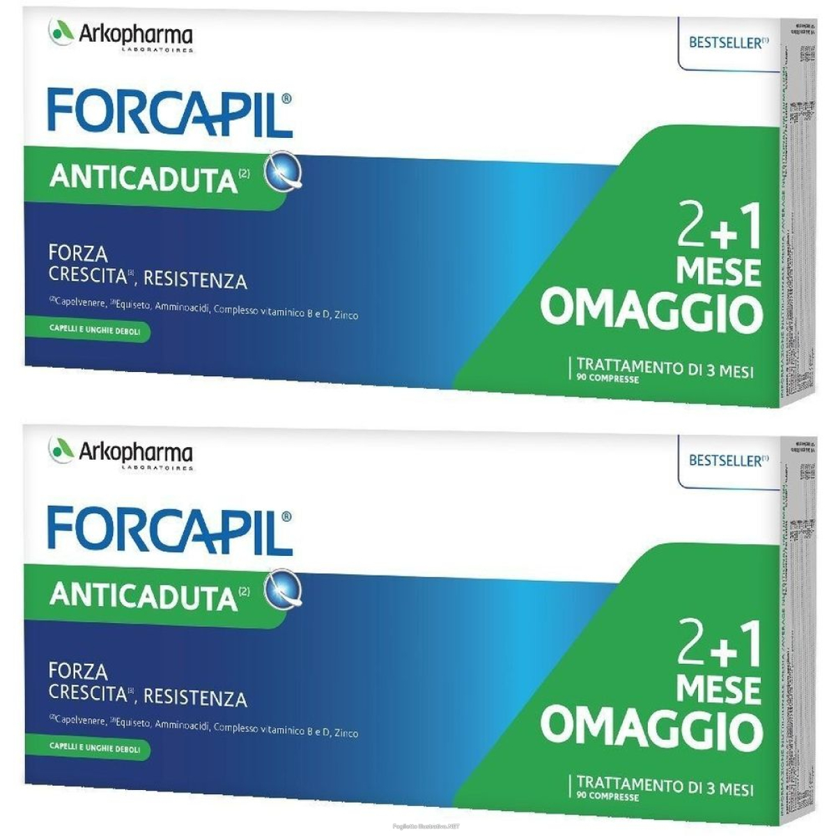 Cerca Offerte di arkopharma forcapil® anticaduta set da 2 2x3 pz compresse e acquista online