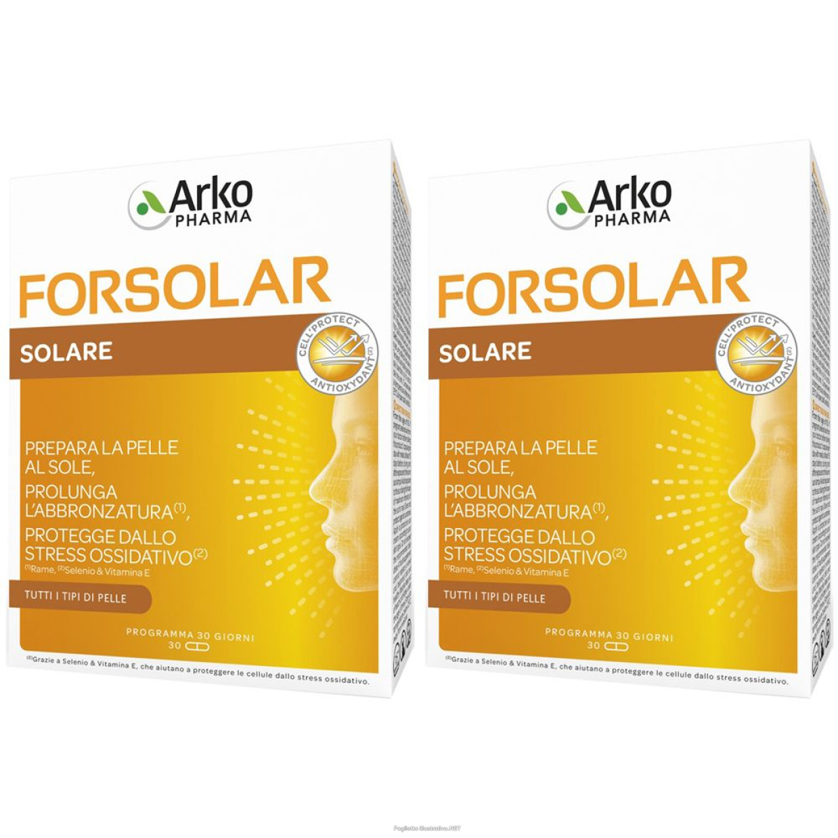 Cerca Offerte di arkopharma forsolar solare perle set da 2 2x19 g e acquista online