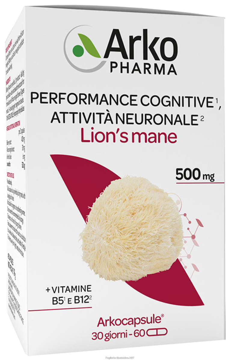 Cerca Offerte di arkopharma lion’s mane integratore per le performance cognitive e l'attività neuronale 60 capsule e acquista online