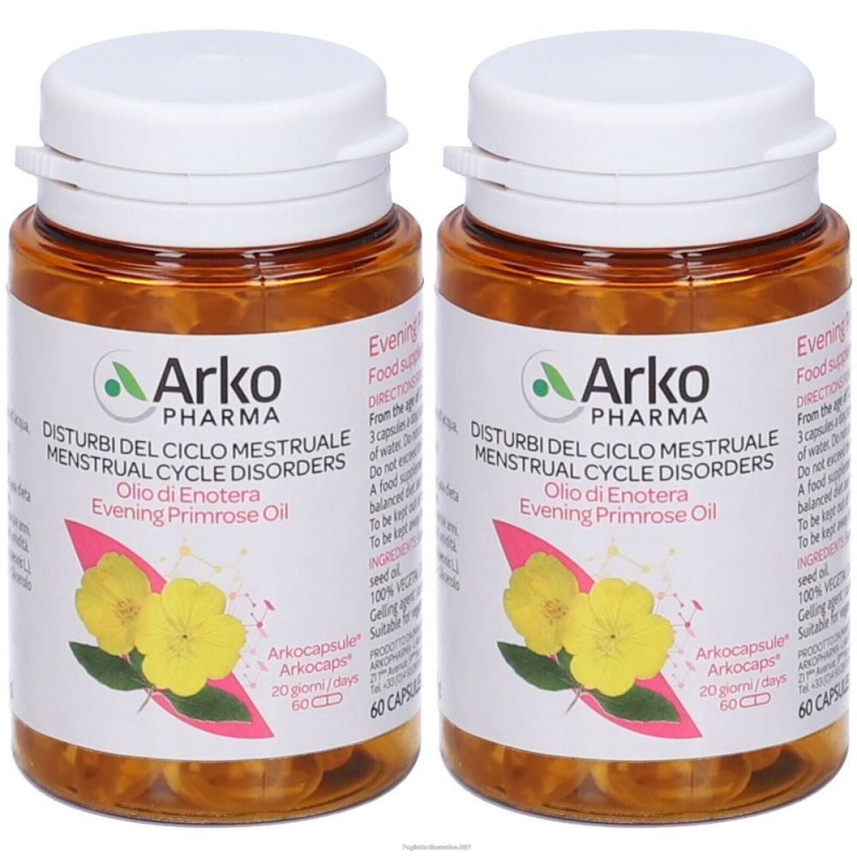 Cerca Offerte di arkopharma olio di enotera bio integratore alimentare 2x37 g capsule e acquista online