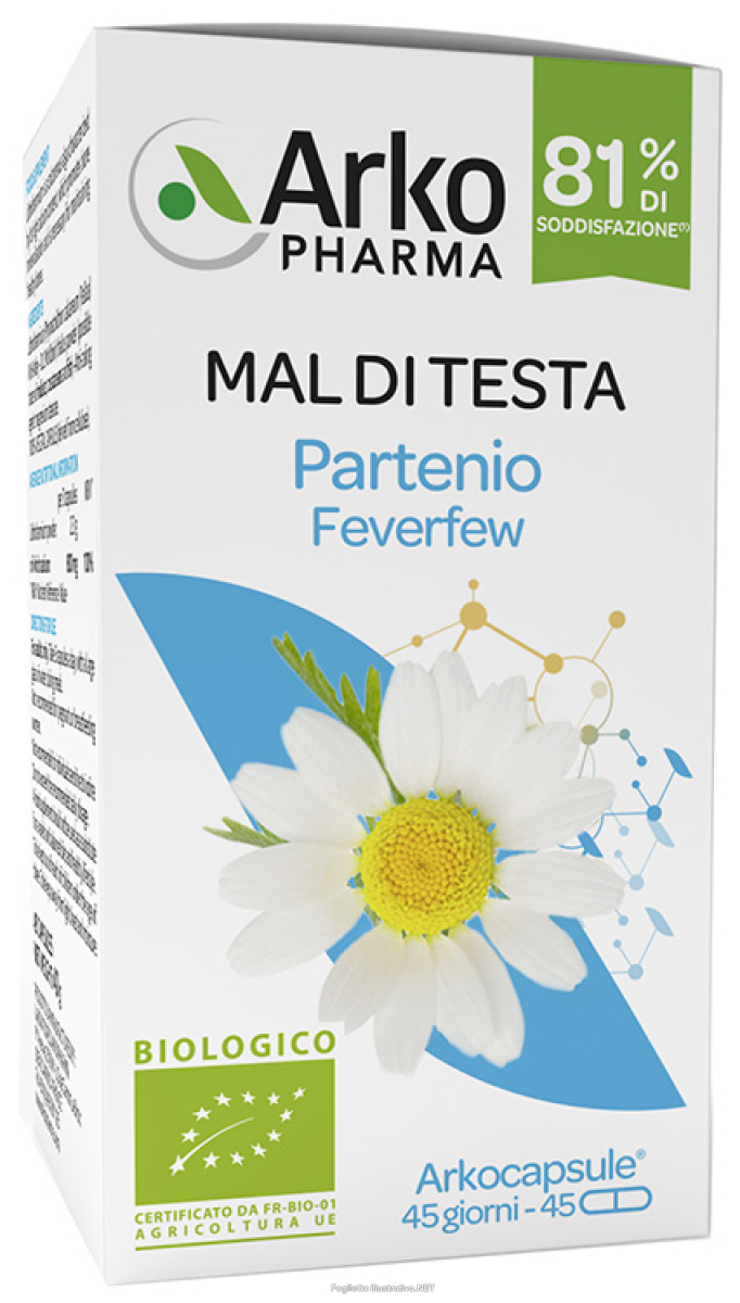Cerca Offerte di arkopharma partenio integratore per il mal di testa 45 capsule e acquista online