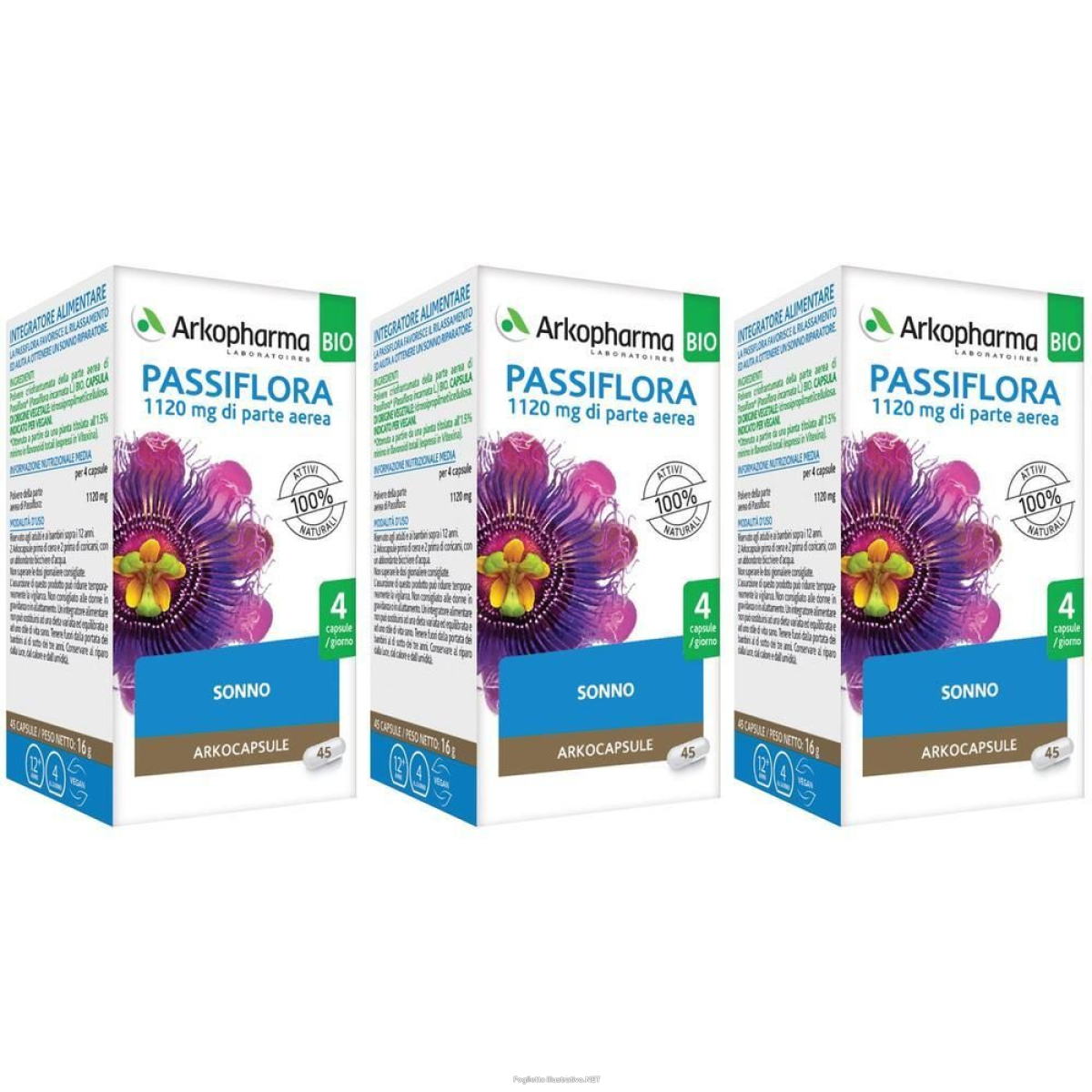 Cerca Offerte di arkopharma passiflora bio arkocapsule 3x16 g capsule e acquista online