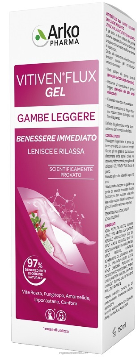 Cerca Offerte di arkopharma vitiven flux 150 ml gel per gambe leggere ad azione lenitiva e rilassante e acquista online