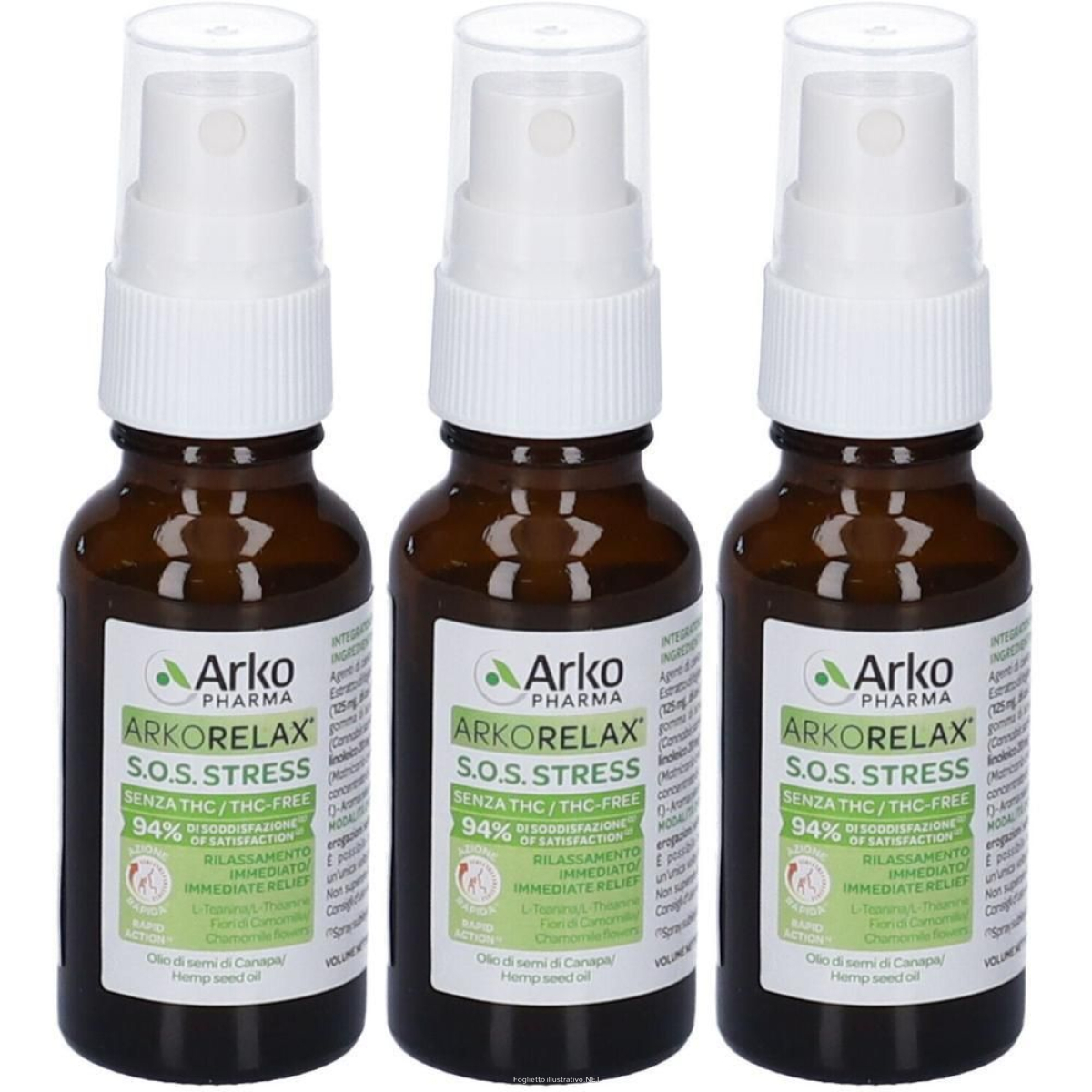 Cerca Offerte di arkorelax sos stress flacone spray 3x15 ml soluzione orale e acquista online