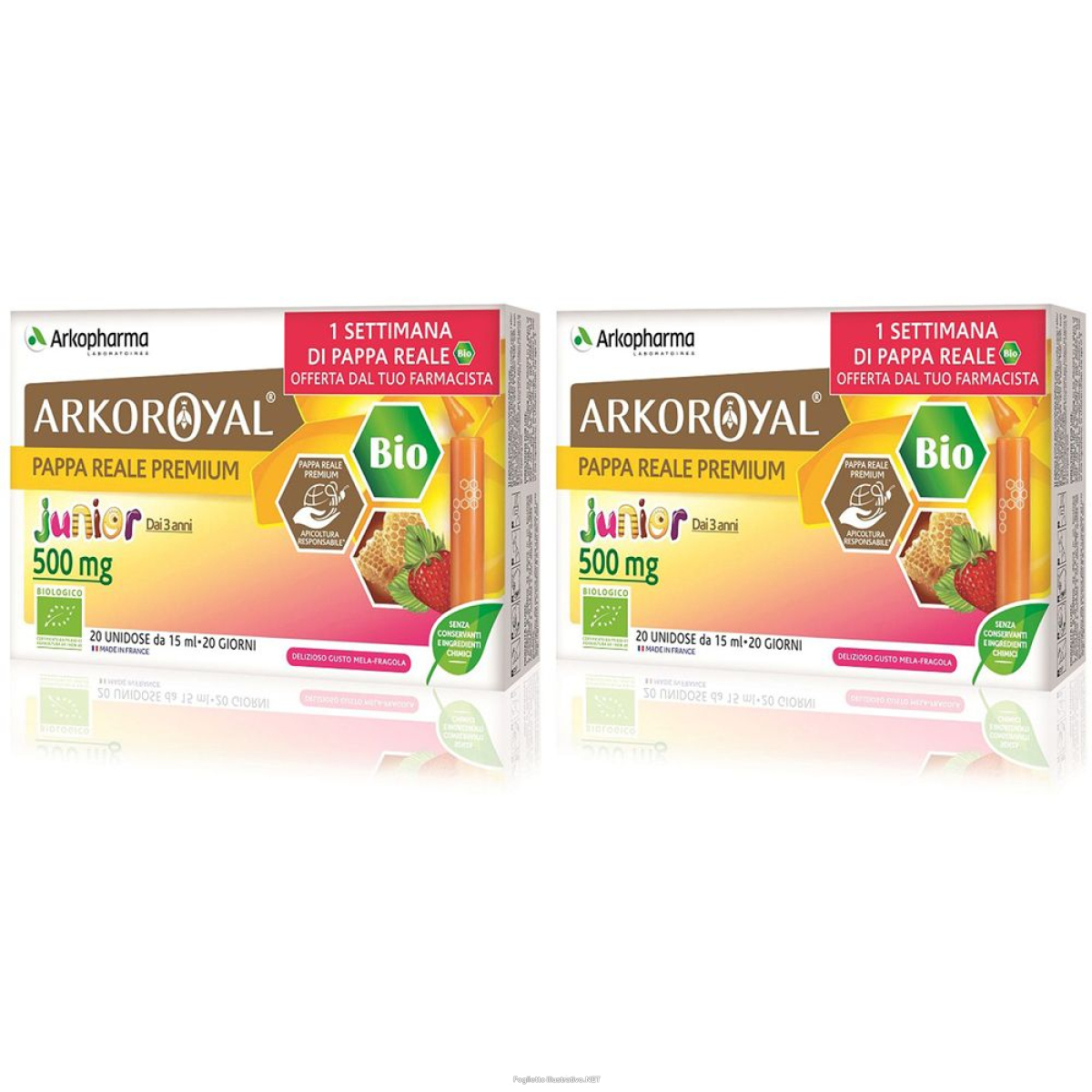 Cerca Offerte di arkoroyal® junior pappa reale 500mg bio set da 2 2x300 ml soluzione or e acquista online